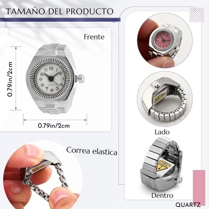 Anillo Reloj Quartz
